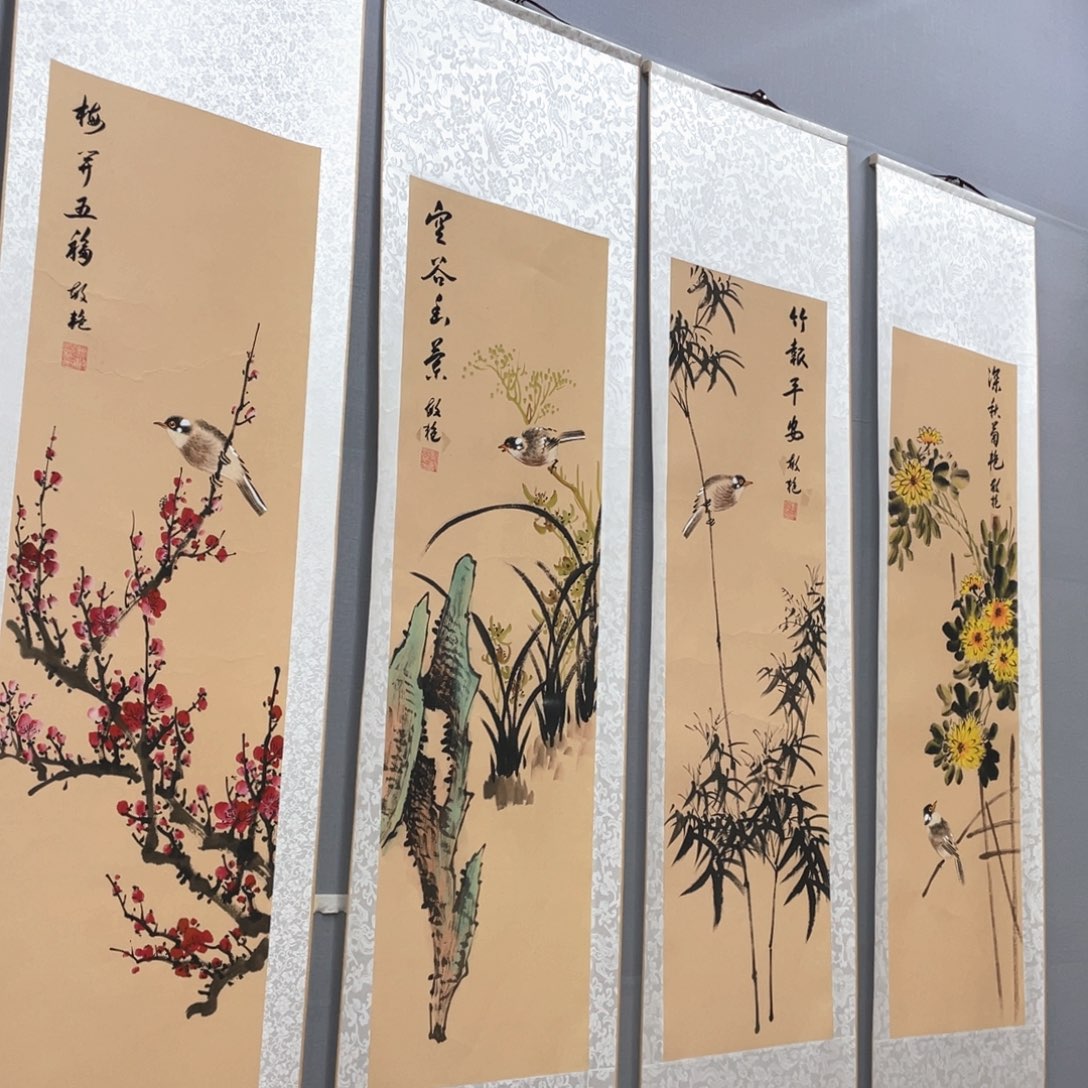 国画老师手笔手绘作品w