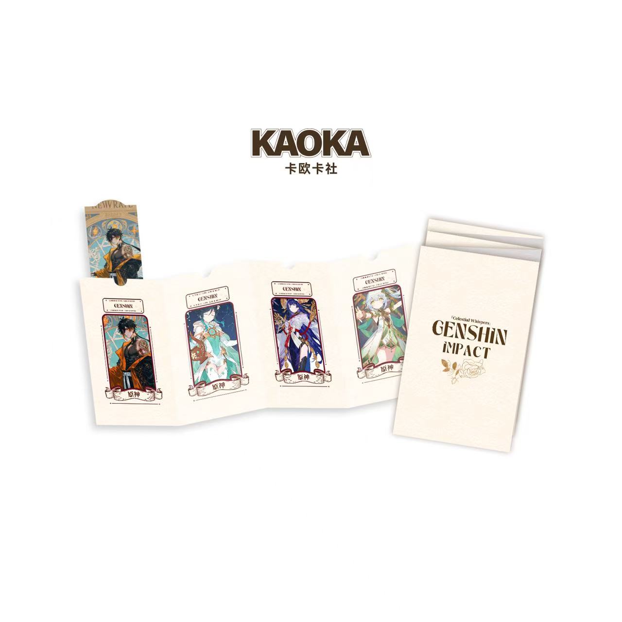 【拆盒】卡欧卡社X原神X四折抽拉卡 国产二创（代拆）