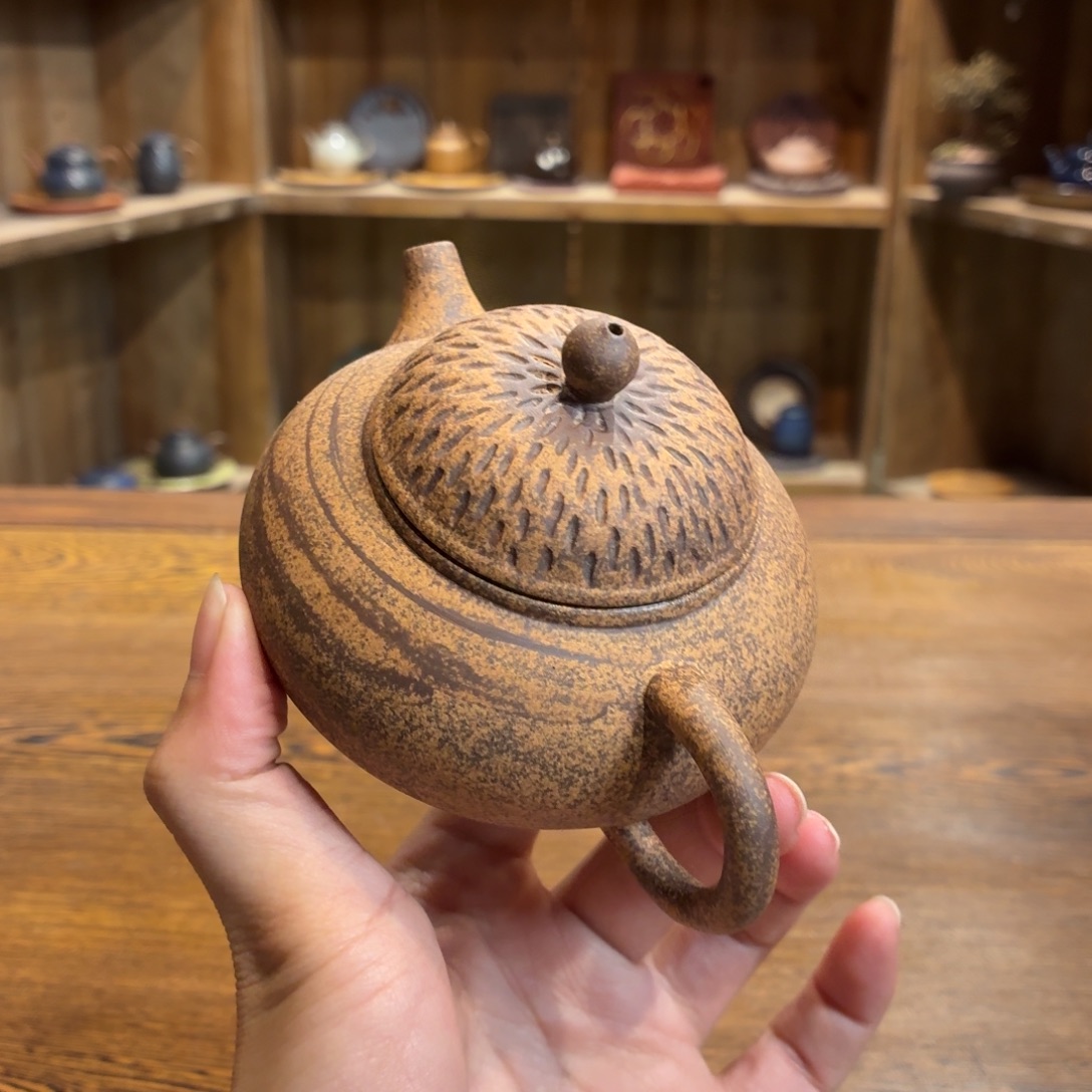柴烧老岩泥茶器皿