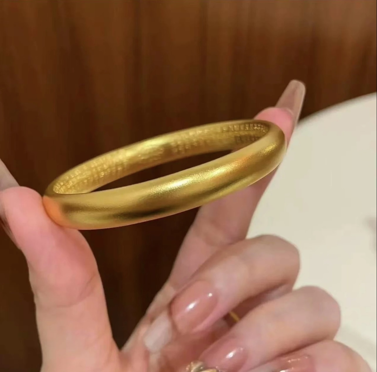 【矿金手作】 古法心经泥鳅背手镯 时尚精美轻奢