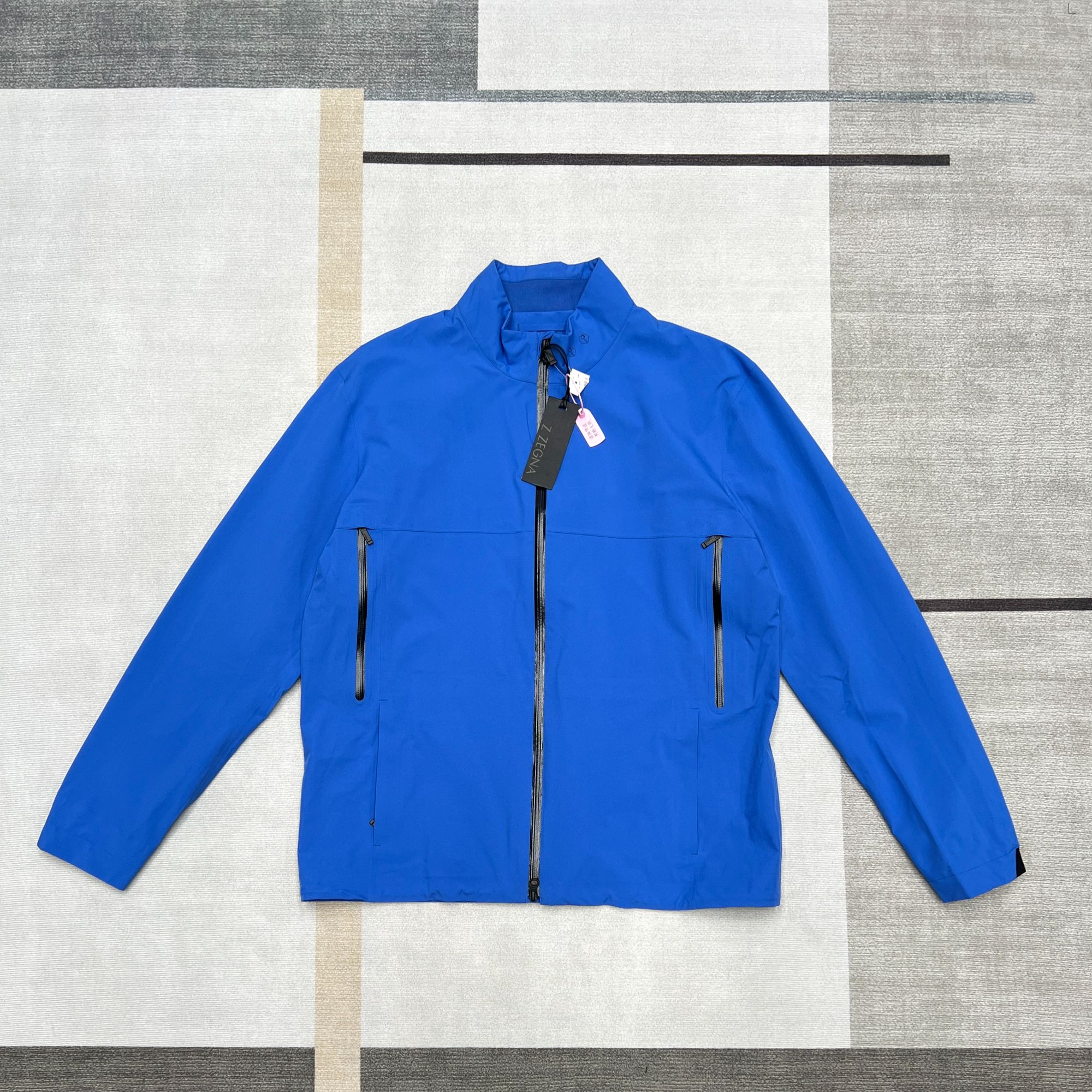 全新未使用 ZEGNA 男款科技冲锋衣夹克户外防风防水外套XL