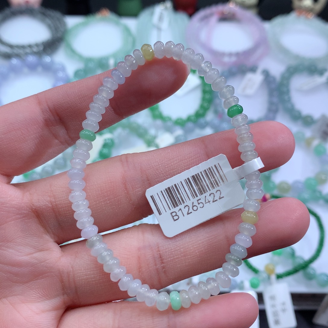 翡翠手链未镶嵌天然