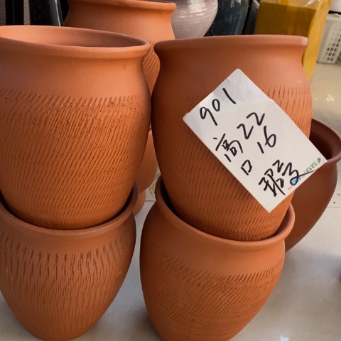 粗陶红陶花盆901