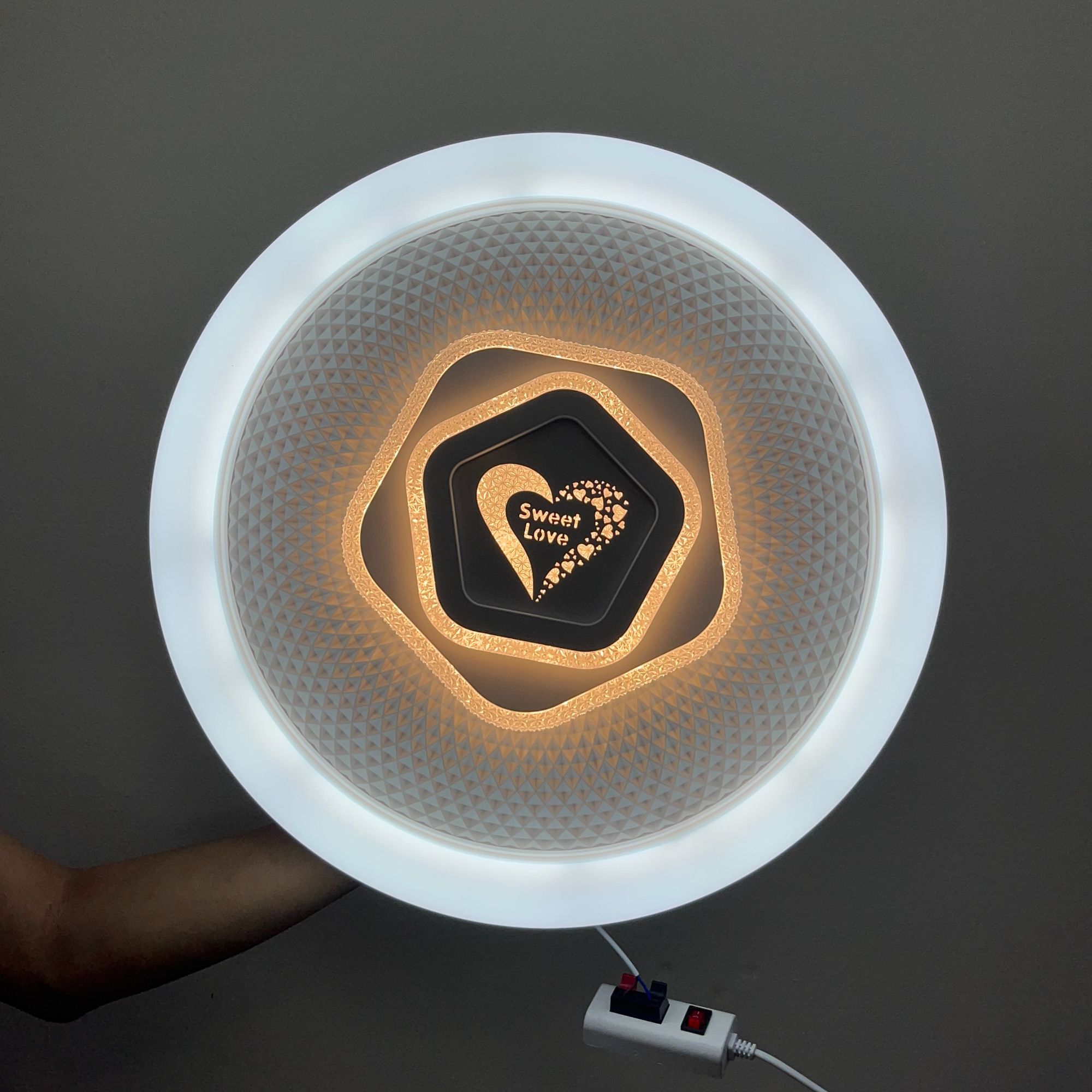 爱心2025年新款节能led480大智能简约百搭款家商用卧室灯