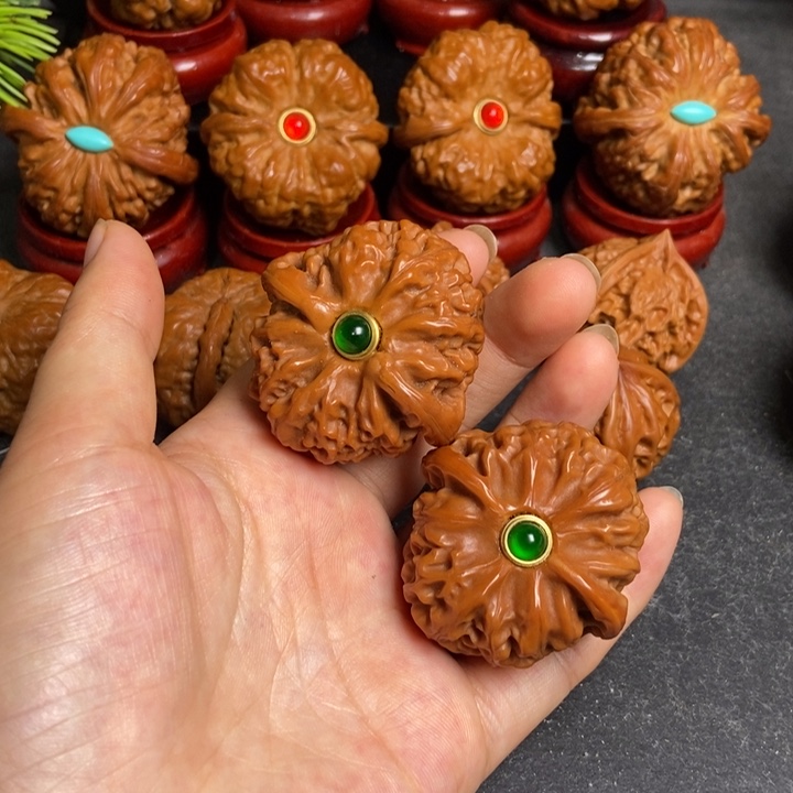 文玩核桃把件42宫灯100