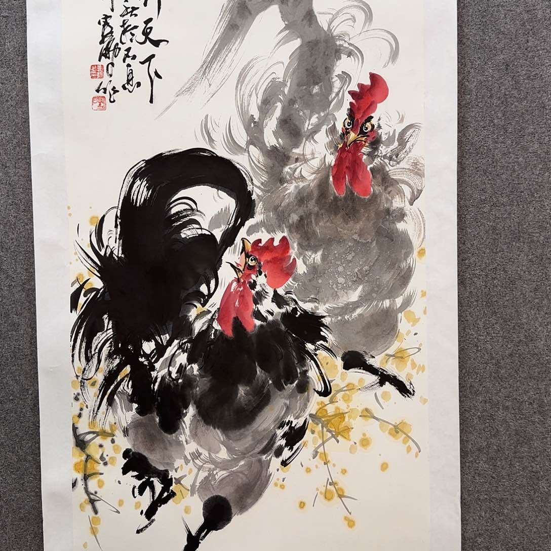 国画娄鹏老师手绘作品