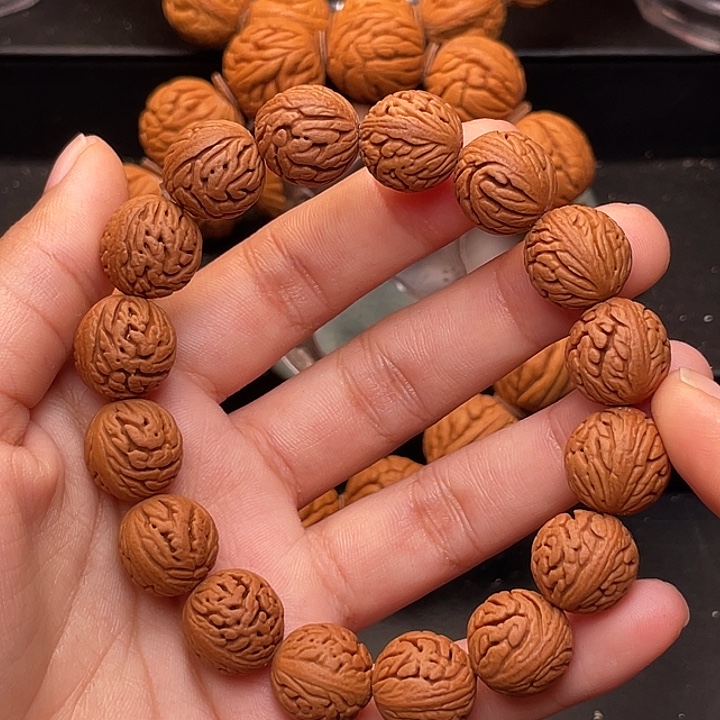 手串桃核绣球手串1.4