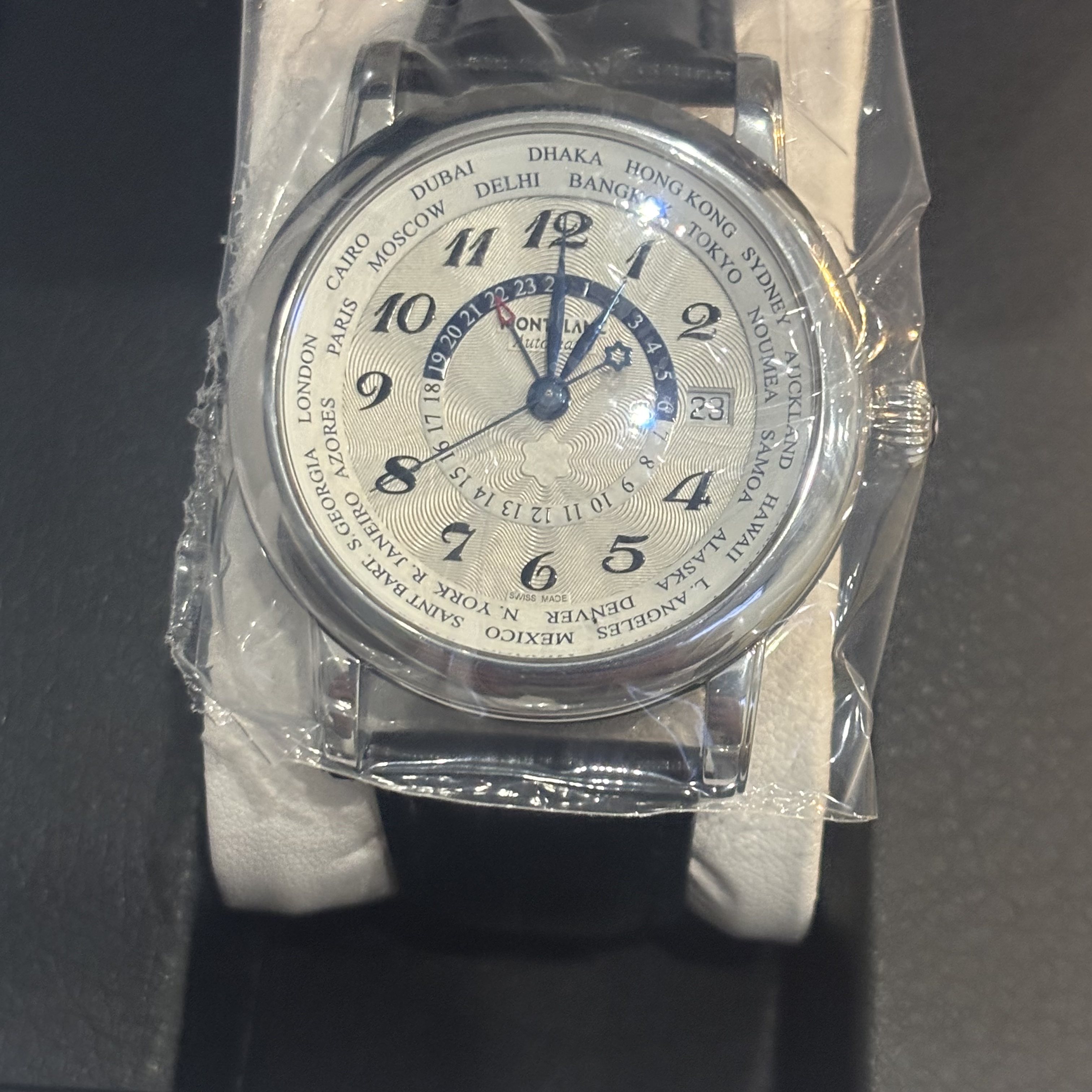 95新 Montblanc/万宝龙 世界时系列，自动机械手表