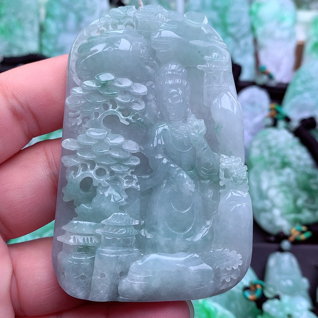 翡翠吊坠(不含链)未镶嵌