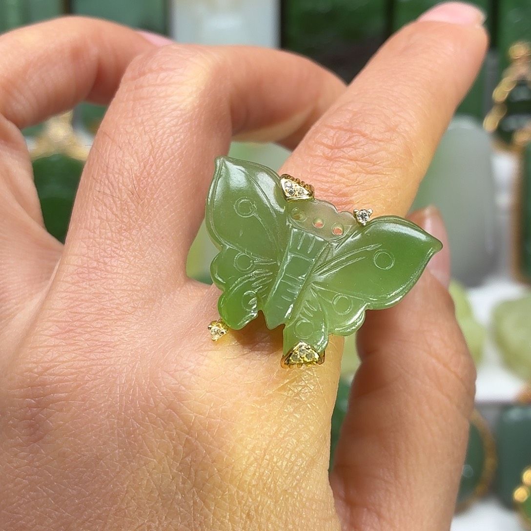 和田玉银S925镶嵌颈饰