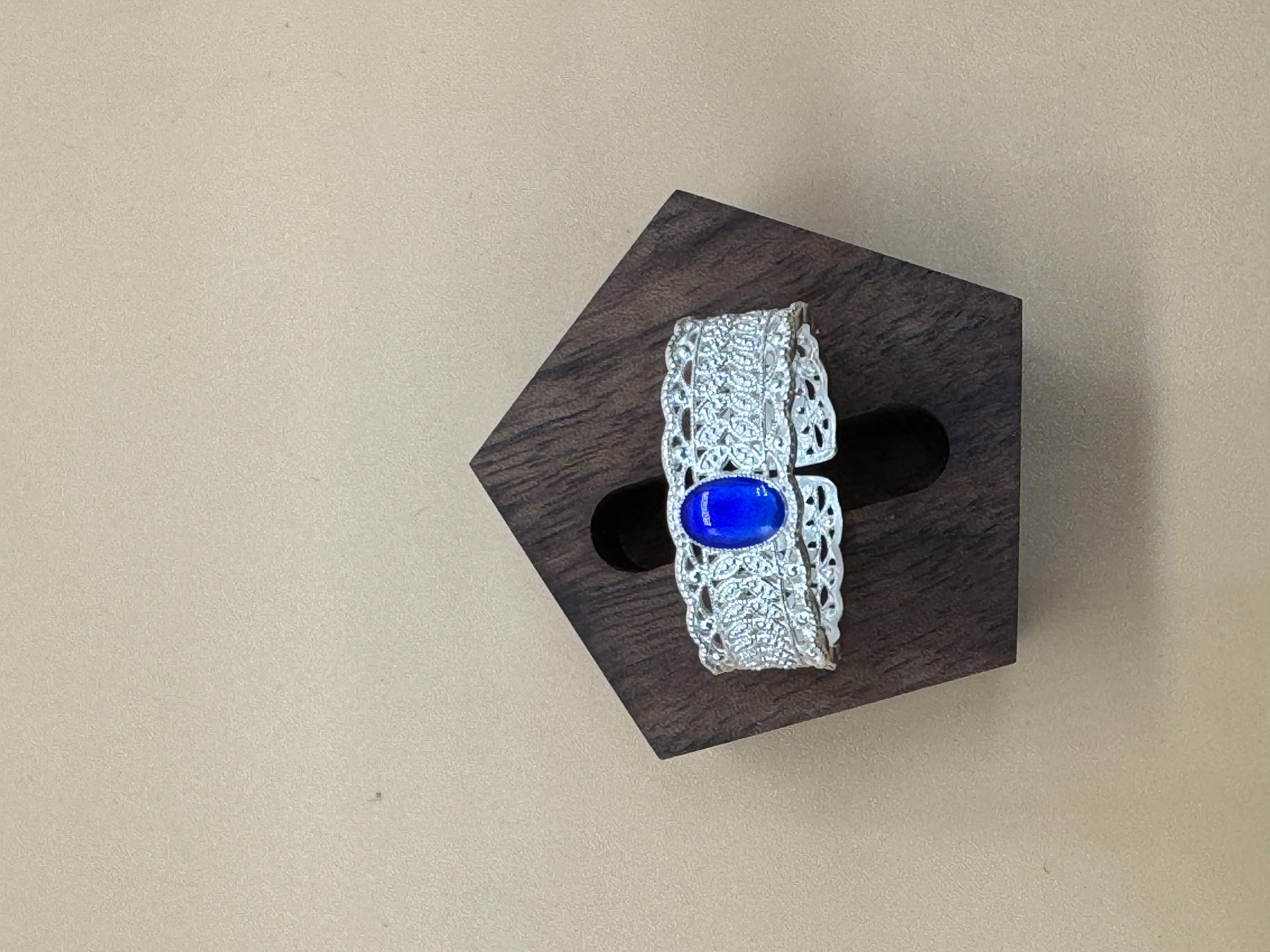 足银珐琅戒指  珐琅麦穗宽面  活口时尚 素款