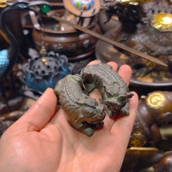 铜器摆件收收藏藏