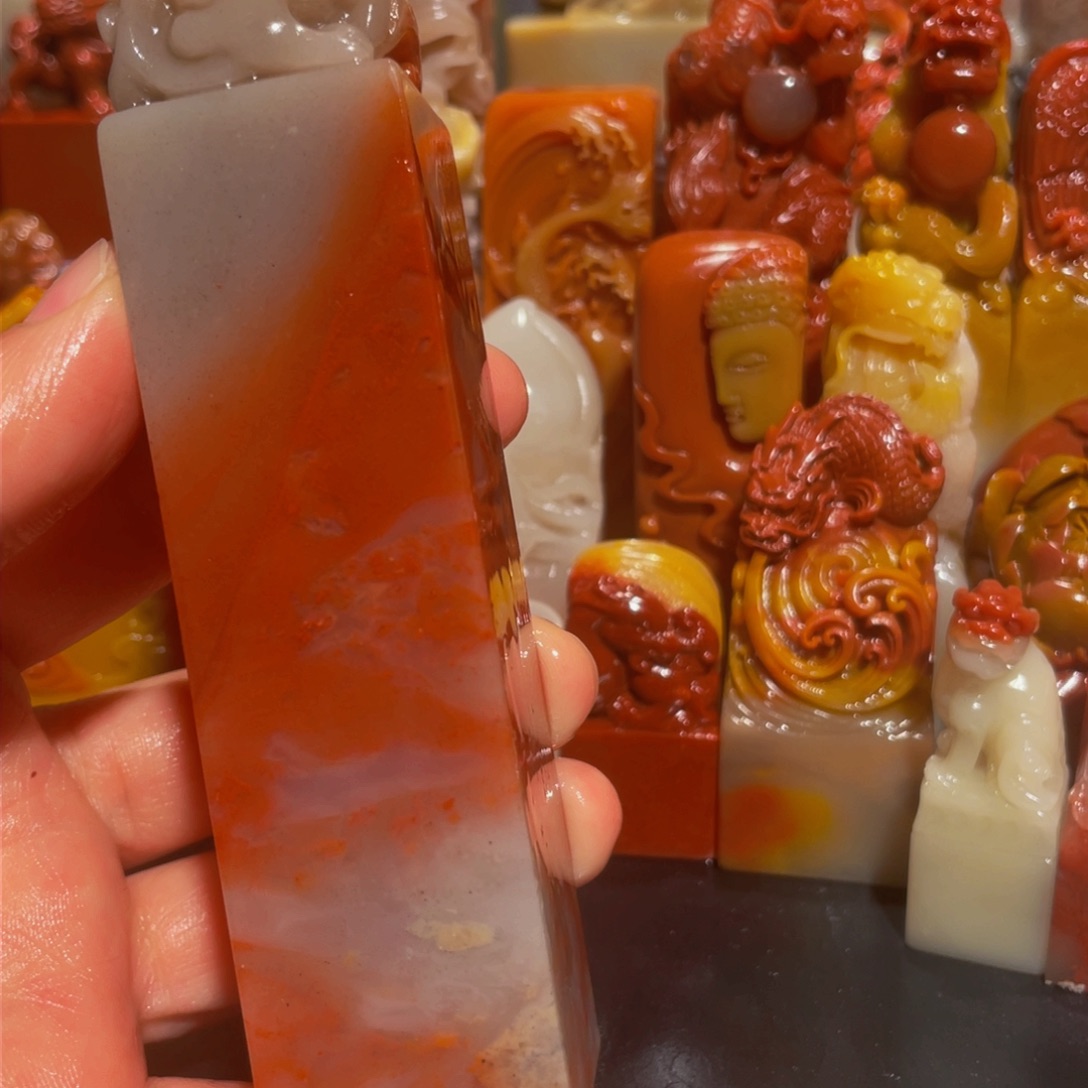 寿山石印石精美寿山