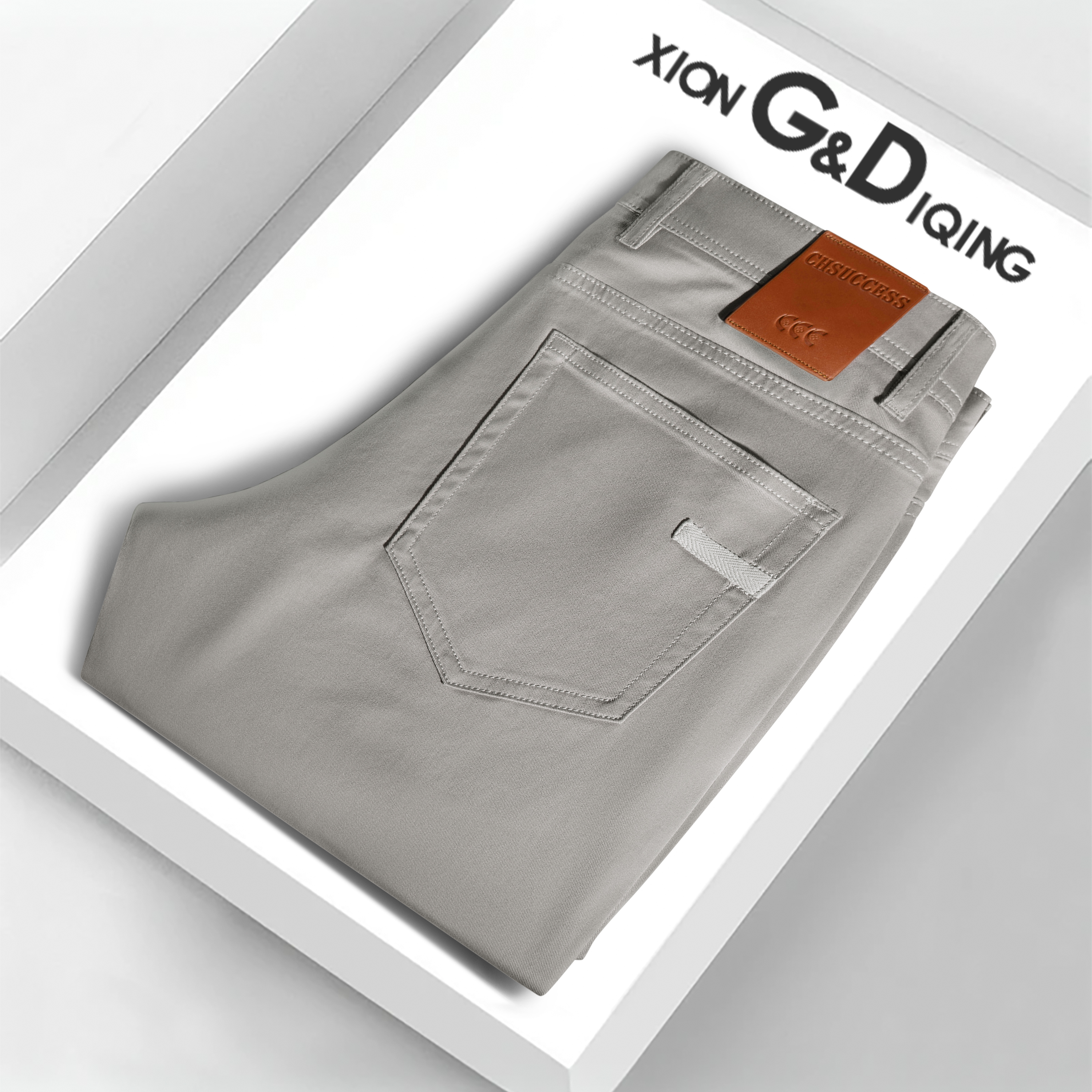 【莫代尔弹力商务休闲系列】春秋新款休闲裤五十支双股新疆长绒棉男