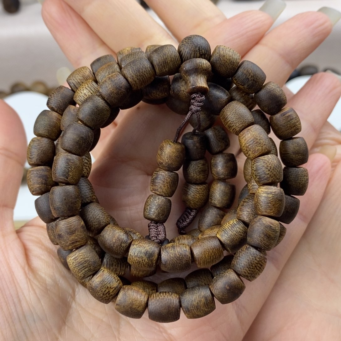 沉香手串越南芽庄白奇楠