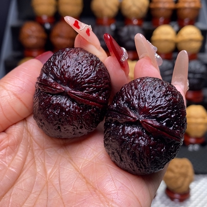 文玩核桃把件冯*杰泰伦元宝31号