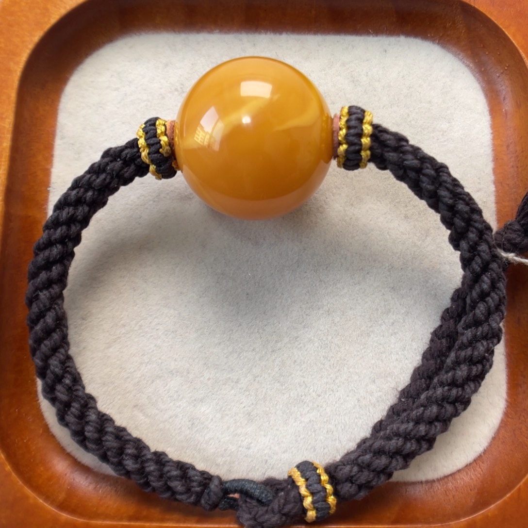 蜜蜡未镶嵌手绳蜜蜡