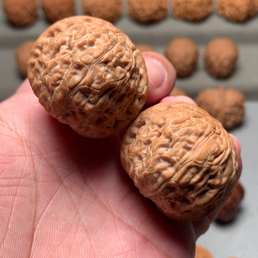 桃核吊坠37，乾隆磨盘