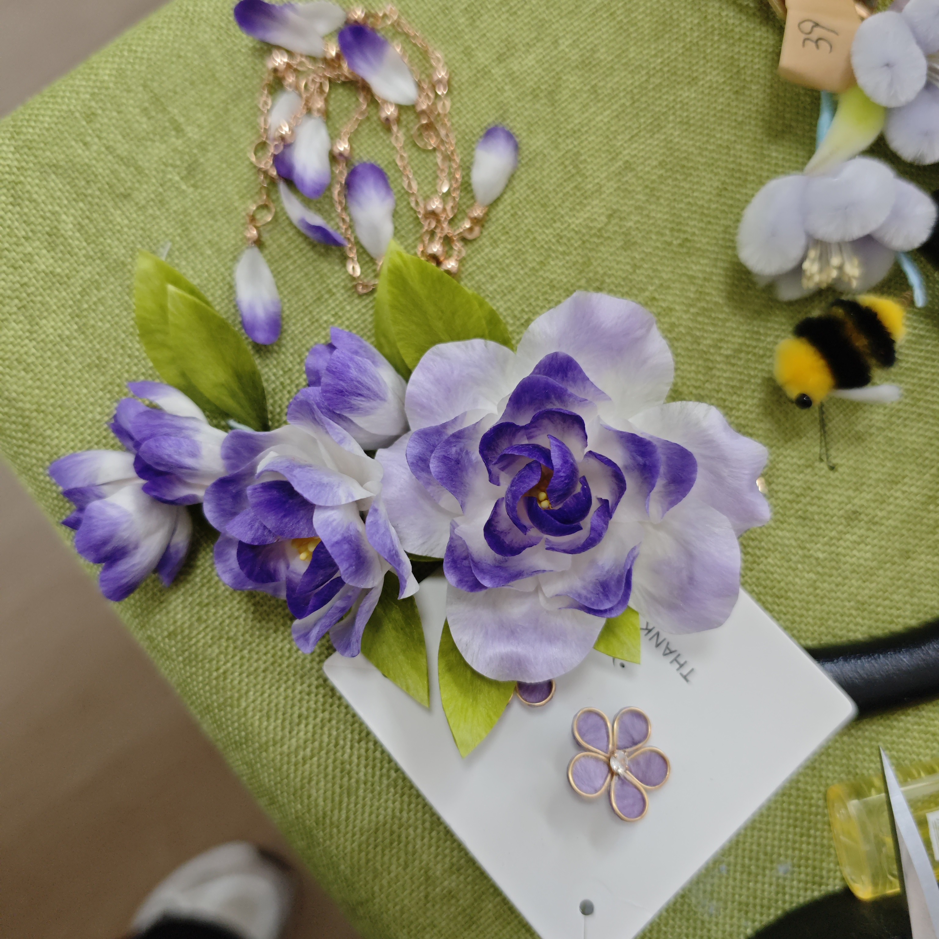 绒花发簪249专拍链接