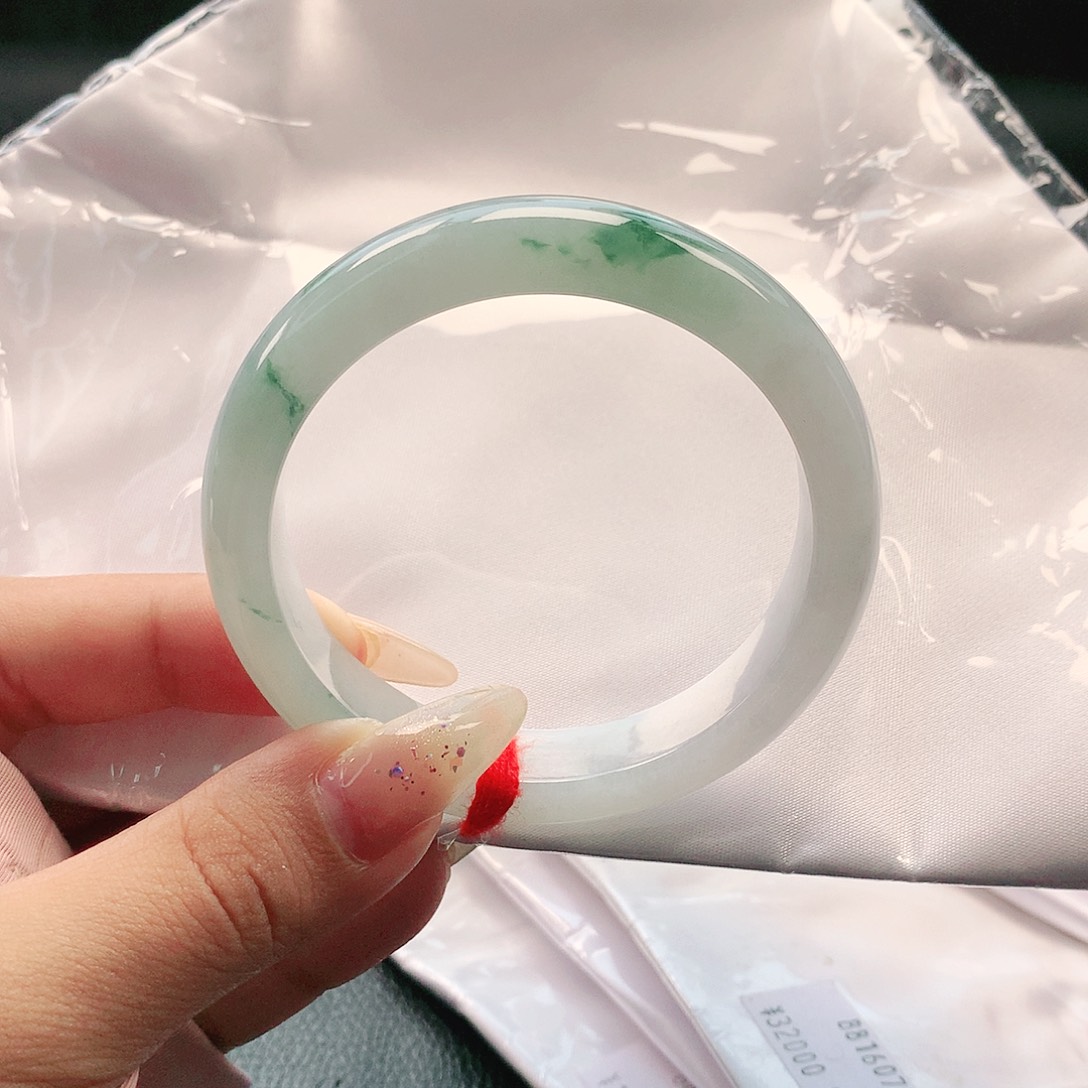 未镶嵌手镯翡翠54 天然缅甸a货翡翠0008