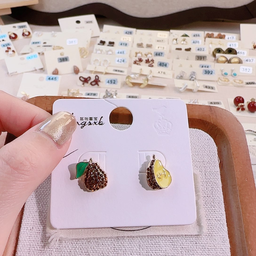 仿珍珠铜合金锡合金纯铜耳钉