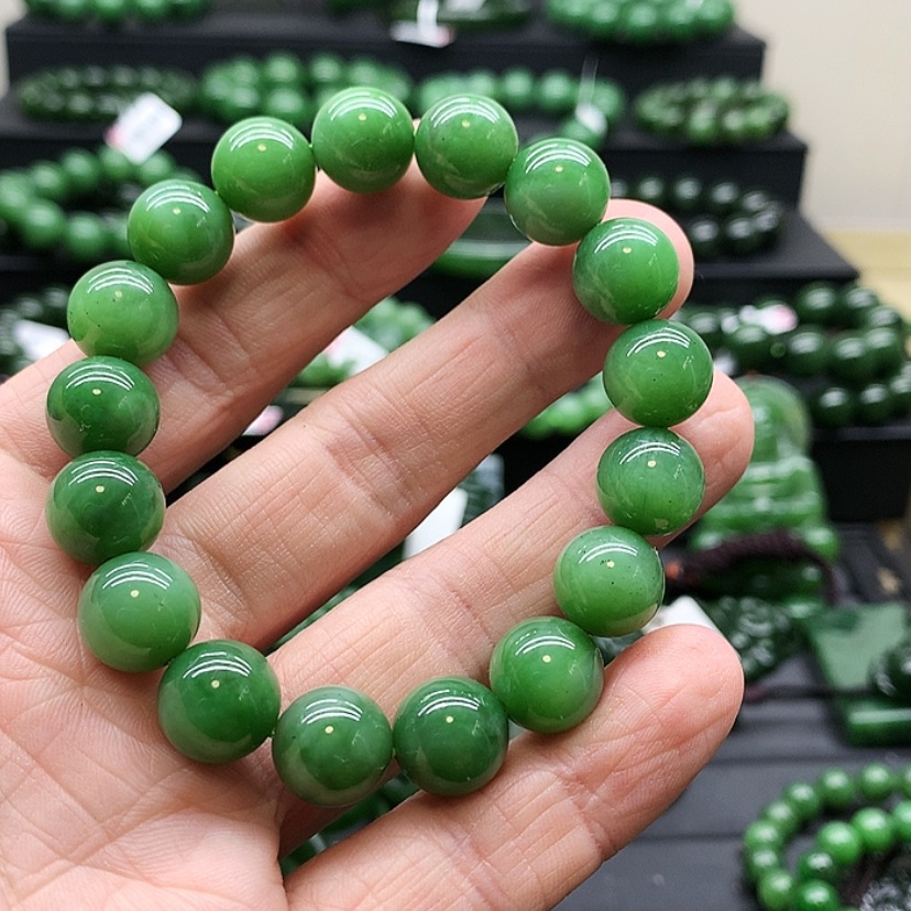 【闪购商品】和田玉（碧玉）手链未镶嵌