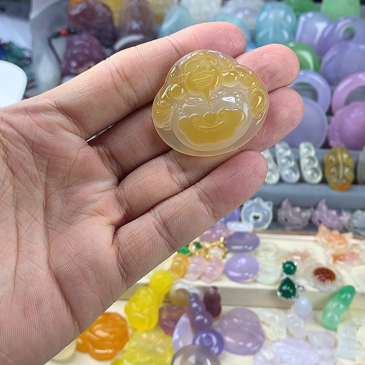 玛瑙/玉髓未镶嵌颈饰