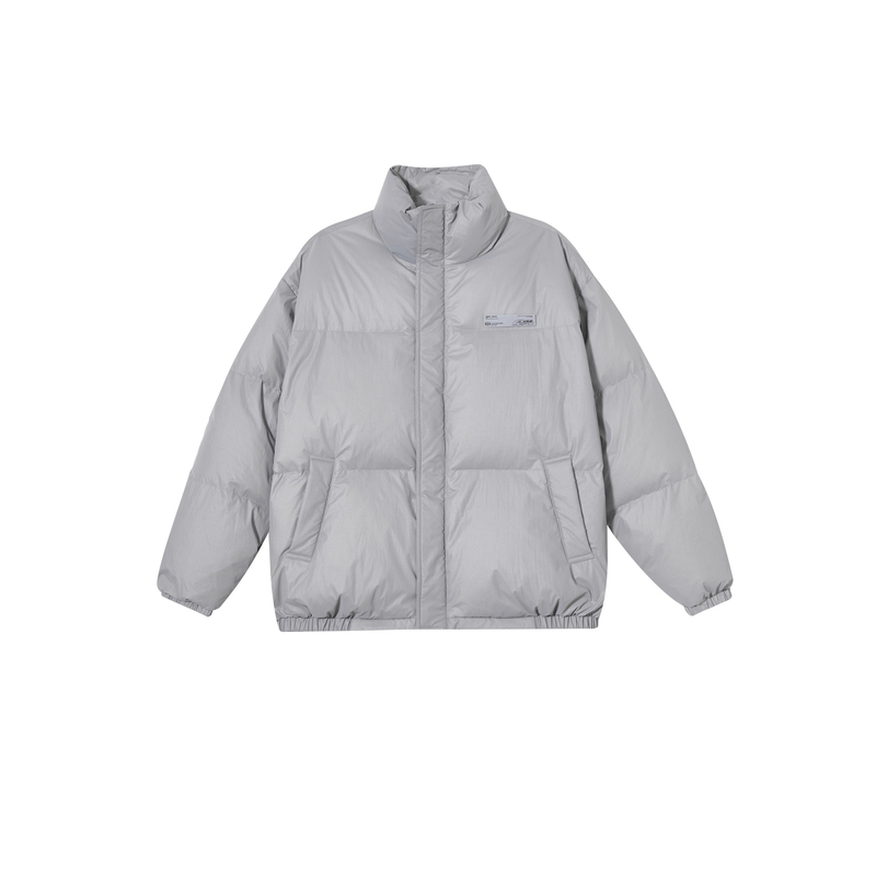 【羽绒系列】F426国潮牌冬季情侣嘻哈男女穿搭反光酷感羽绒服5409