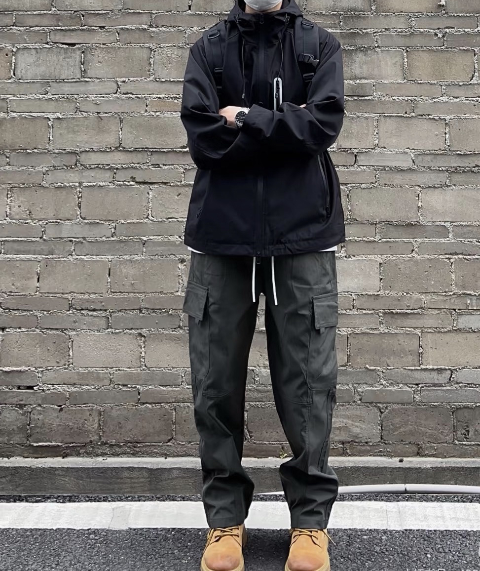 男款绒帽子可收纳外套时尚大气