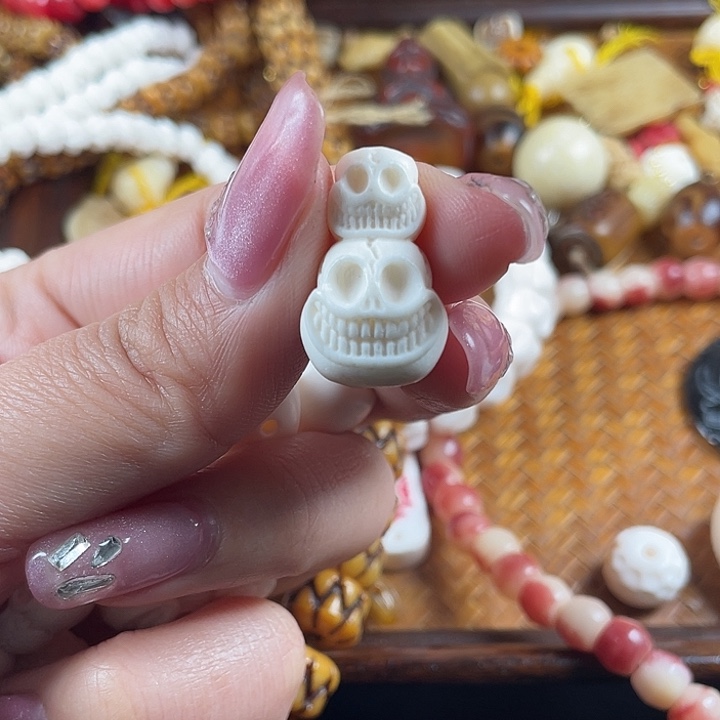 鹿骨手串/手链驼骨驼骨67上下孔2.4