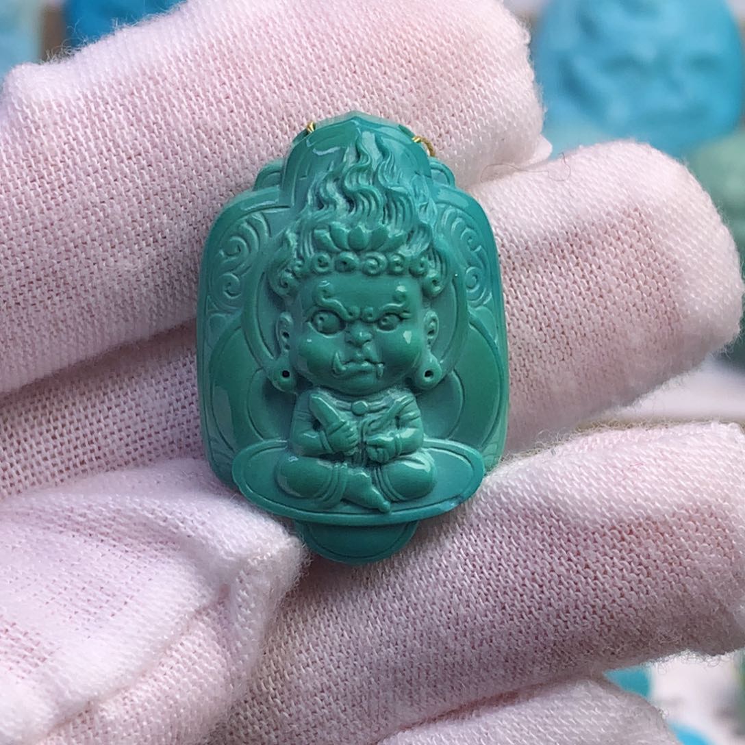 绿松石珠宝奇石未镶嵌