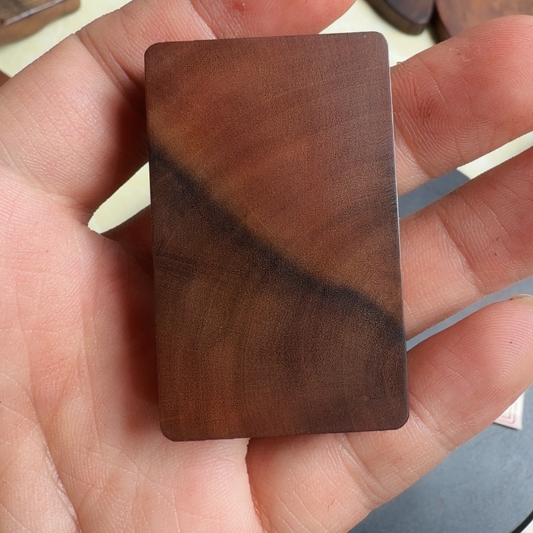 麻***农木雷击枣木玉化渐变色对称料