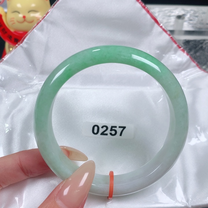 未镶嵌手镯翡翠编号0257