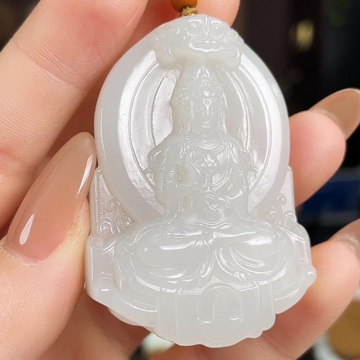 和田玉未镶嵌颈饰定制发货