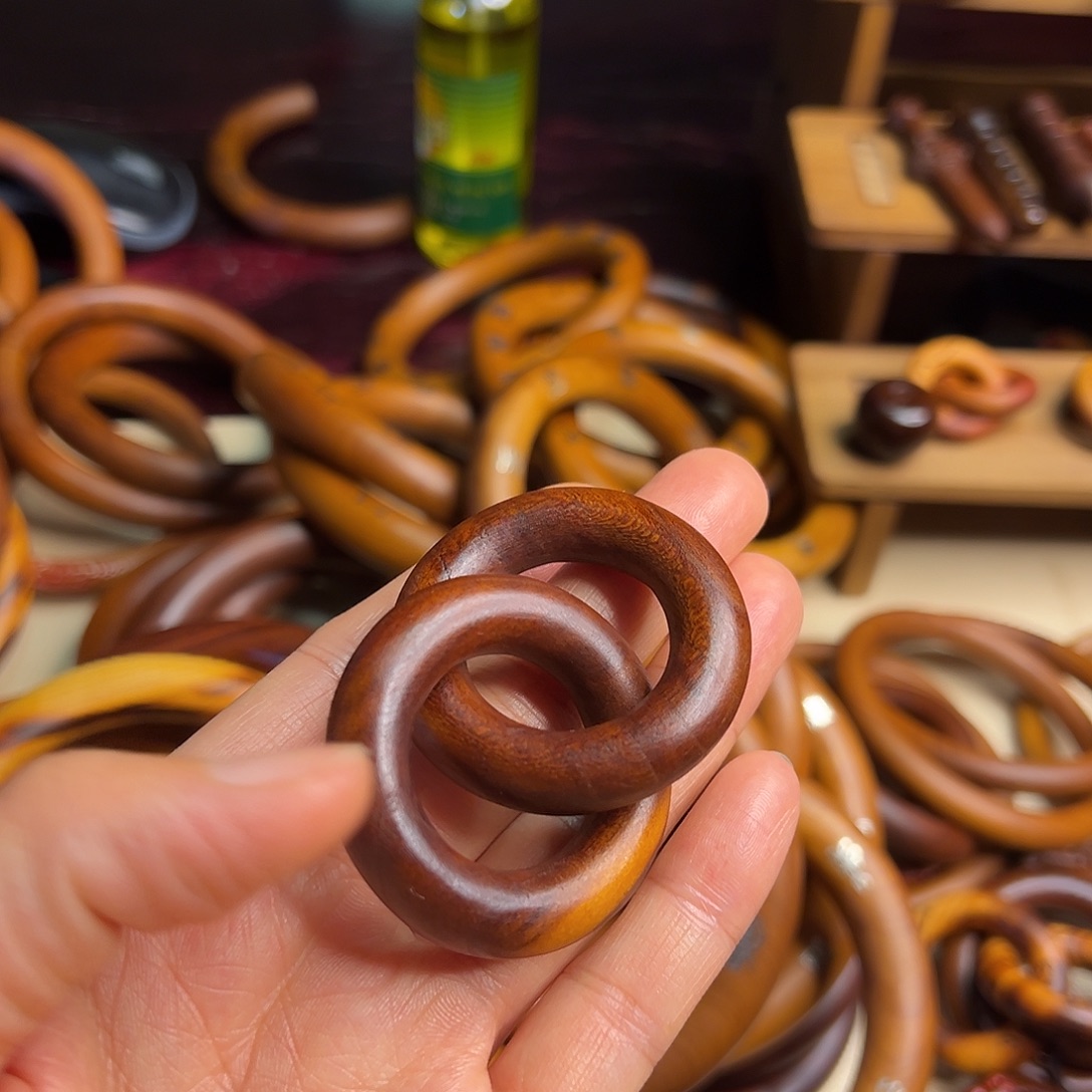 煤***球2.5内径桃木乾坤圈