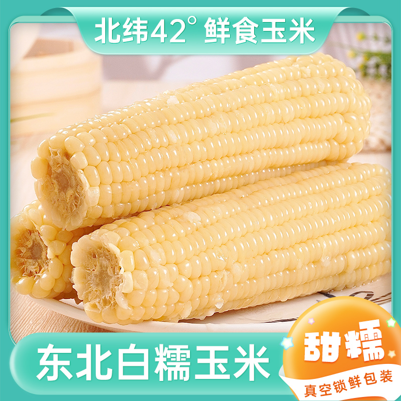 东北白糯玉米280g - 350g/根软糯香甜饱腹代餐粗粮原产