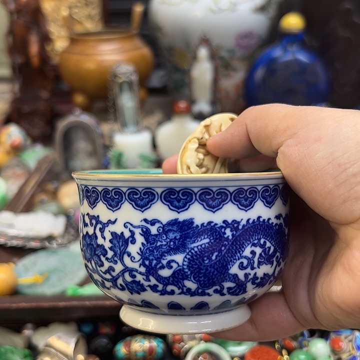 摆件用****4瓷杯！紫砂壶