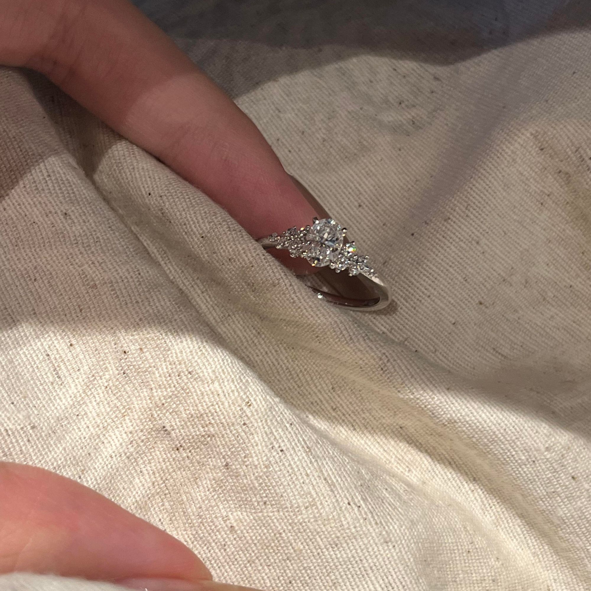 铜合金戒指 碎钻星河戒指女轻奢时尚气质百搭高级设计感手饰