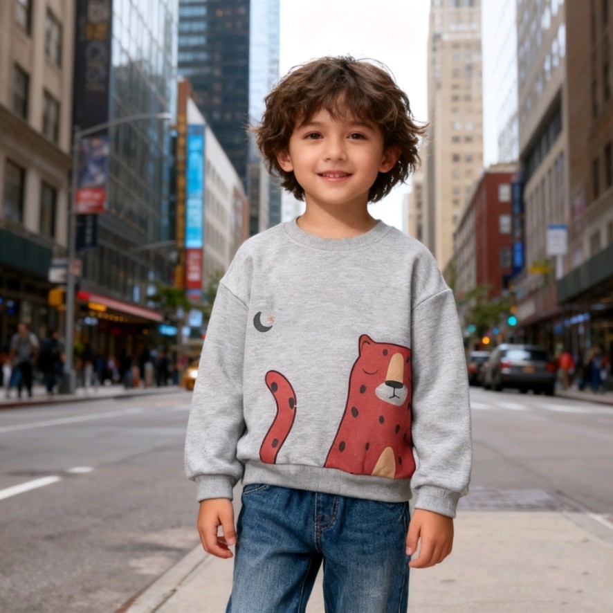 豹子加绒加厚卫衣