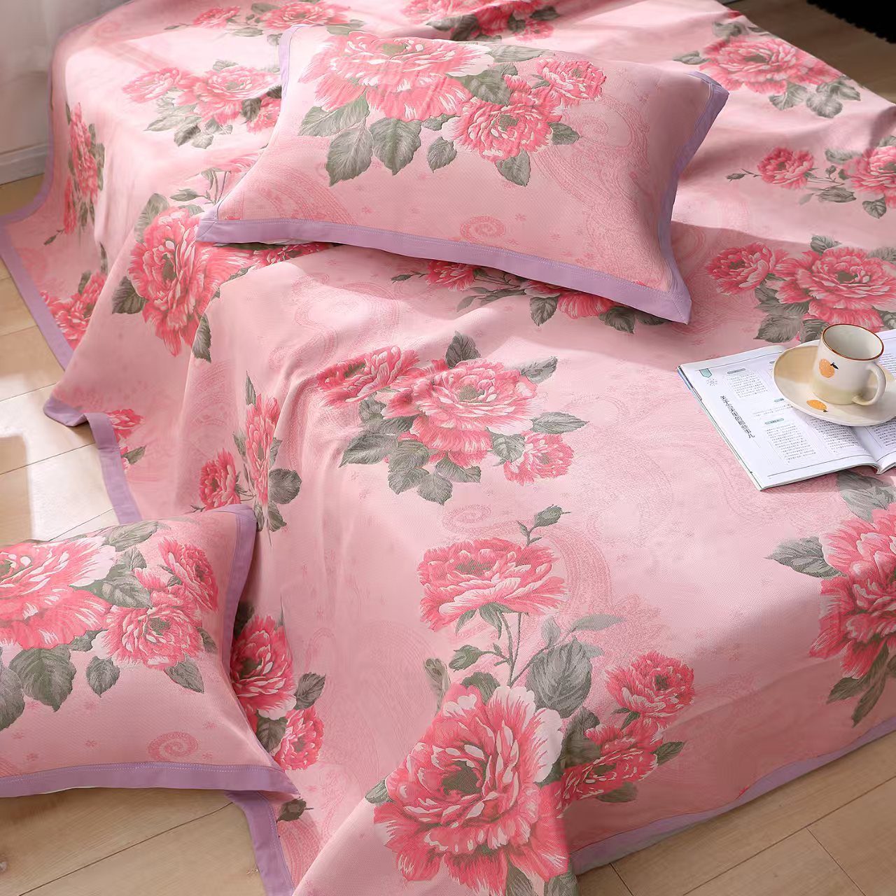 【牛哥福利】锦簇加厚高端床盖2.4*2.5米