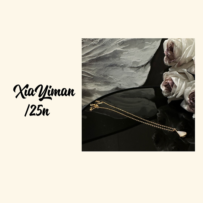 铜合金项链 轻奢小裙子吊坠项链MZ3113