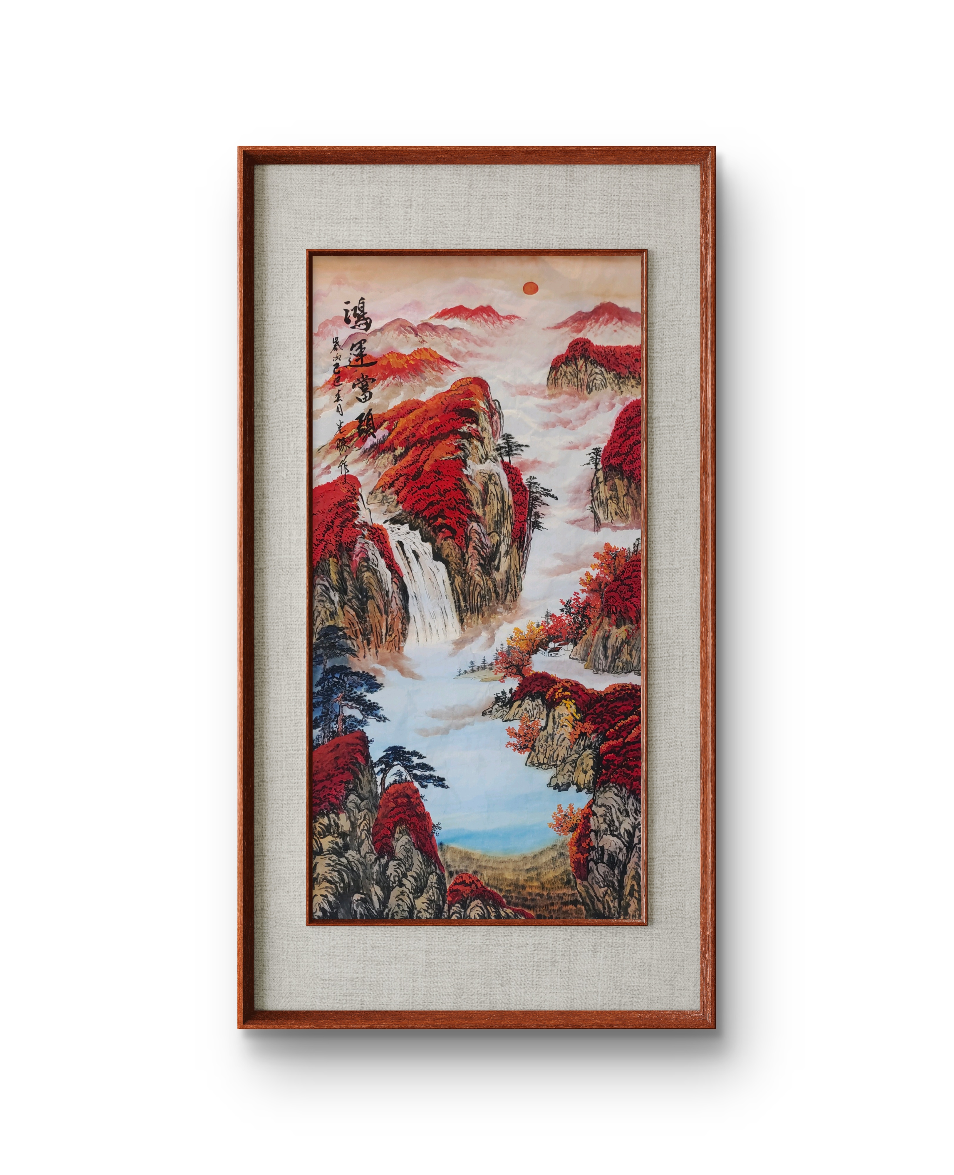 鸿运当头挂画我的作品140*70cm