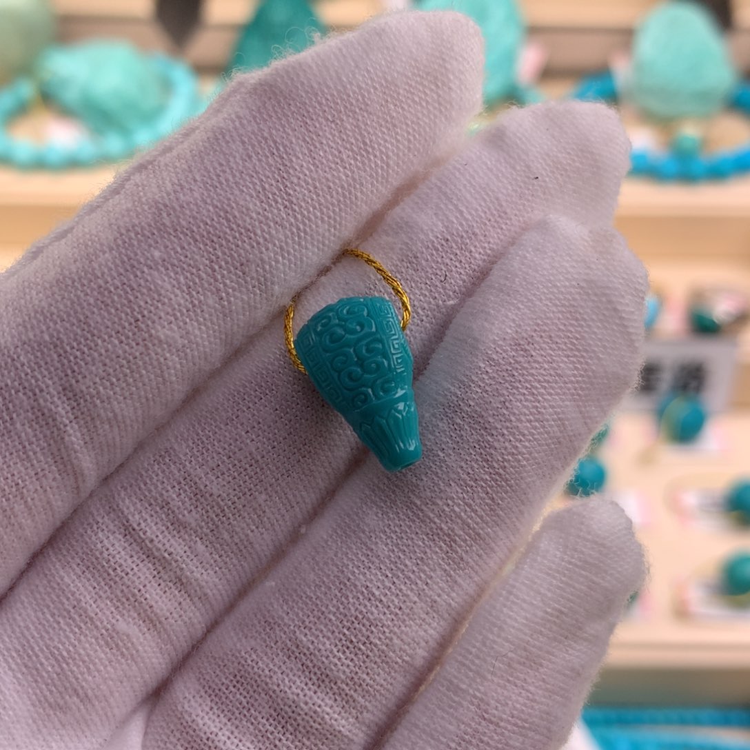 绿松石珠宝奇石未镶嵌