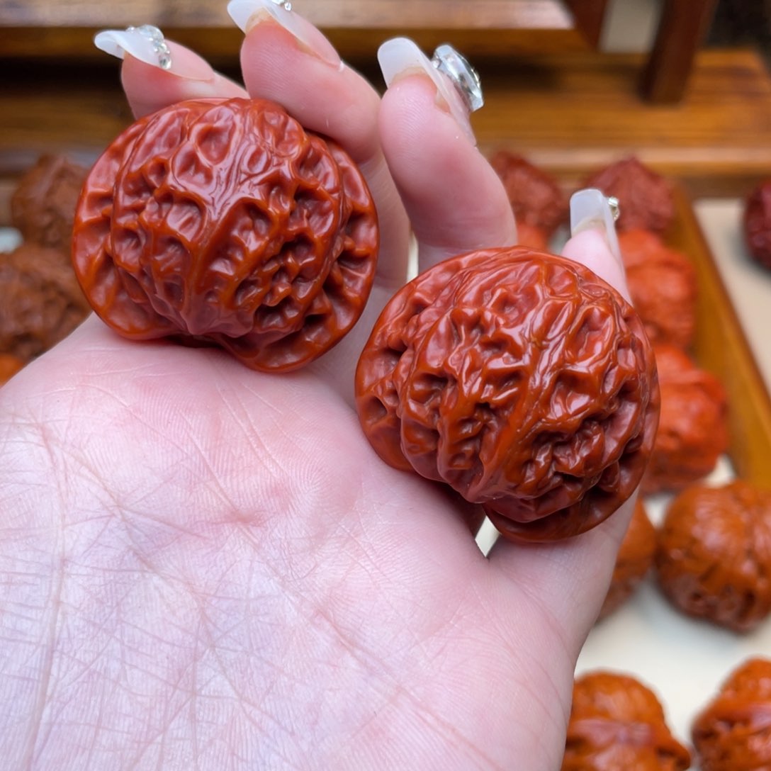 文玩核桃把件宫灯 38