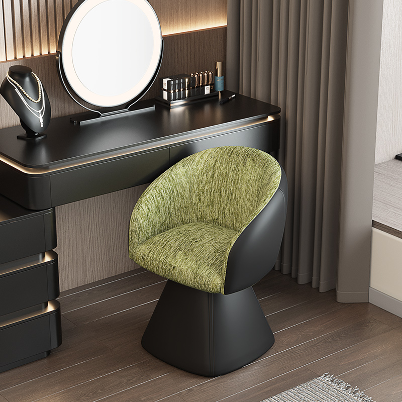 轻奢化妆凳可旋转卧室梳妆凳新款奶油风衣帽间女生梳妆台椅子