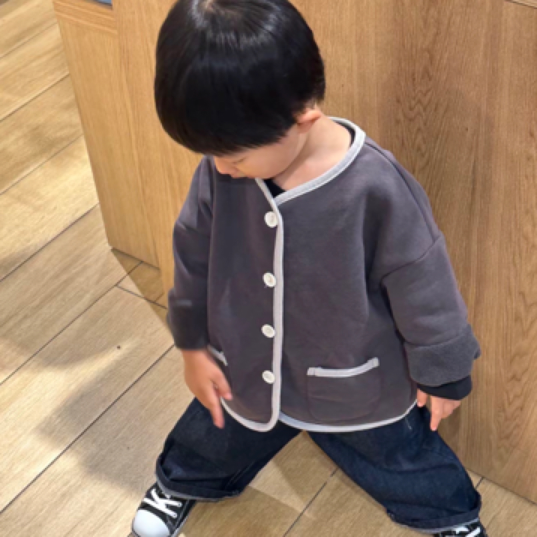 YY童装店  2024厚绒针织开衫（清货NO退换）