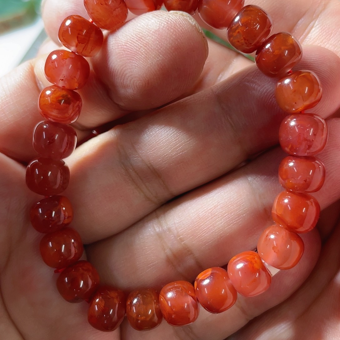 未镶嵌手链南红玛瑙