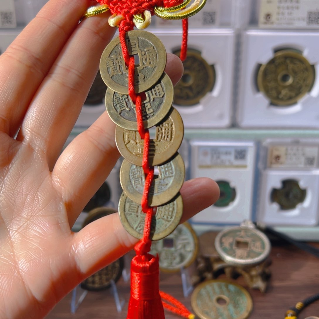 铜清代五帝钱五帝钱一套古泉往事