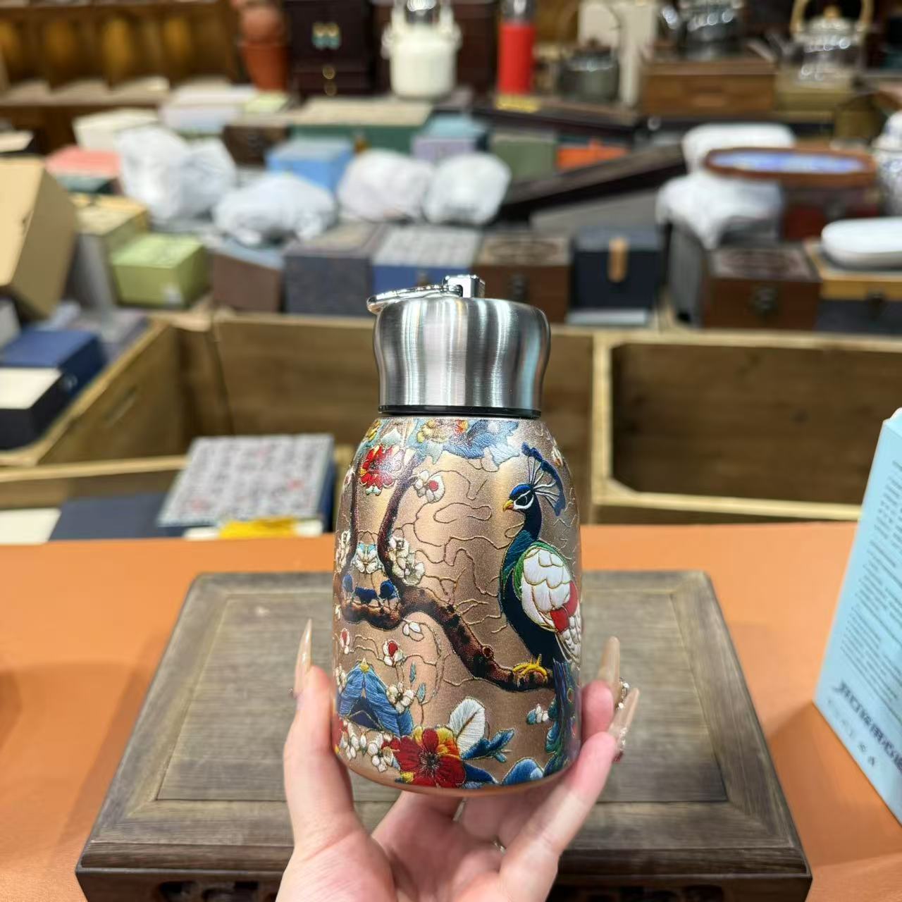 国潮风迷你小胖丁保温杯 1737-yy