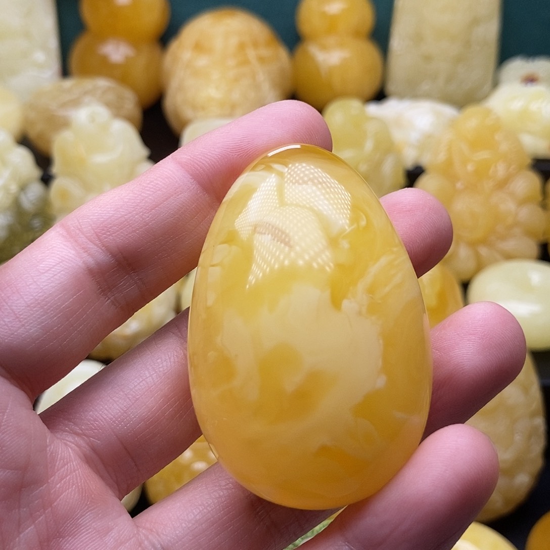 琥珀颈饰未镶嵌琥珀蜜蜡吊坠